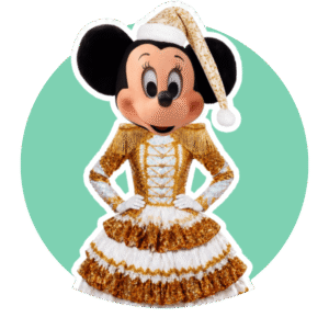 Christmas Minnie Mascot